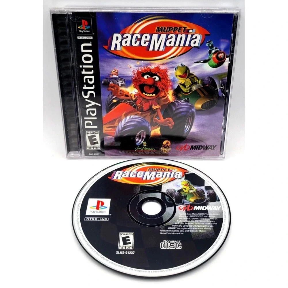 Muppet's Race Mania PS1 PlayStation 1 CIB COMPLETE IN BOX